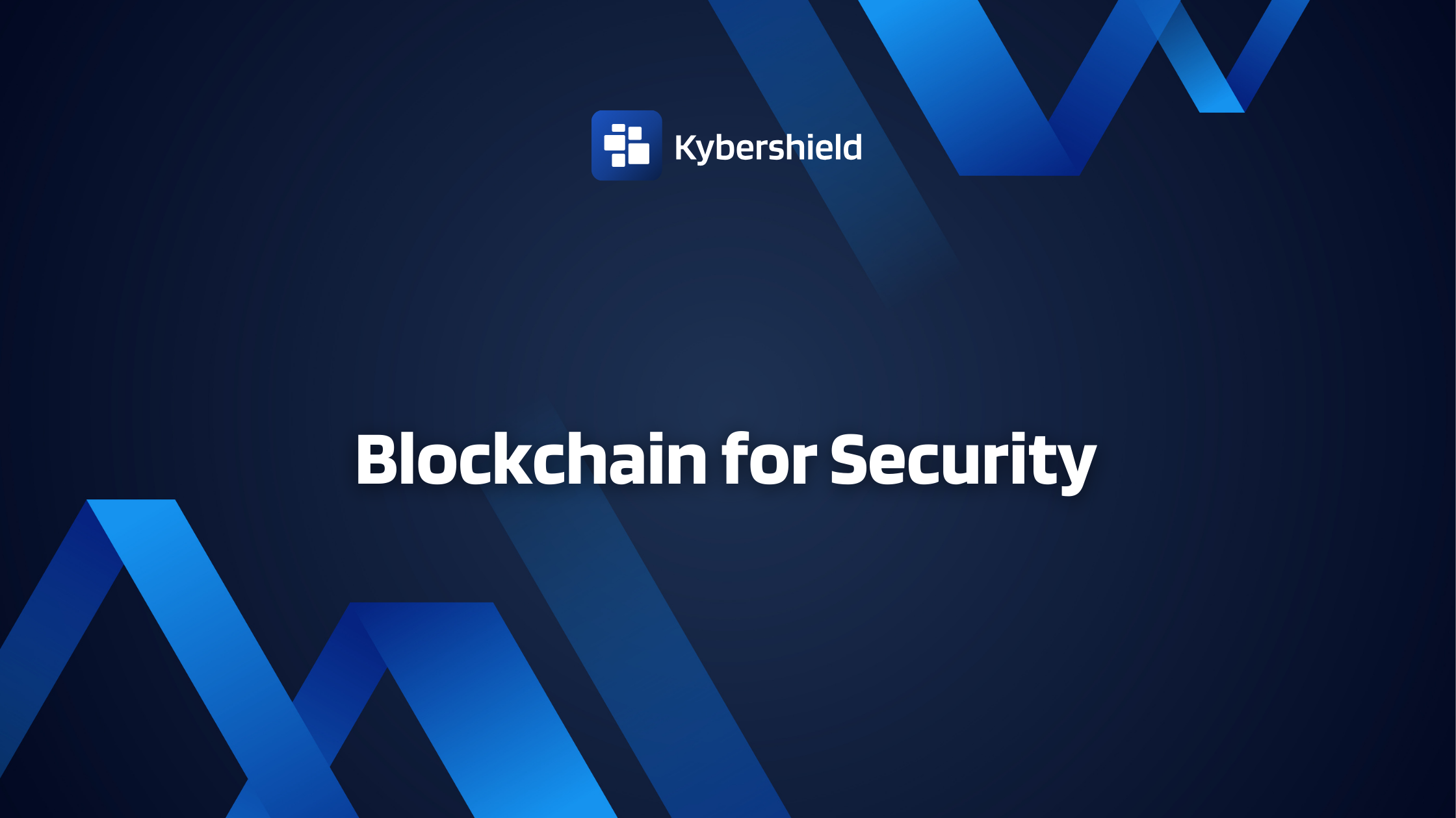 Blockchain for security